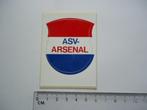 sticker Asv Arsenal oud Amsterdam loopveld amstelveen retro, Verzamelen, Overige typen, Zo goed als nieuw, Verzenden