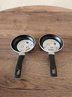 Aluminium Mini-Pan Anti-aanbaklaag diameter 14 cm 2 stuks, Ophalen of Verzenden, Nieuw, Aluminium, Koekenpan of Braadpan