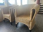rotanstoelen, Huis en Inrichting, Stoelen, Ophalen, Gebruikt, Rietvlechtwerk, Twee