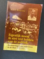 Herinneringen aan mijn leven in de Oost. Memoires Ir. J.A. M, Ophalen of Verzenden, 20e eeuw of later, Zo goed als nieuw