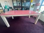 Houten Eettafel tafel Roze rechthoek 180cm!, Ophalen, Gebruikt, 100 tot 150 cm, Vierkant