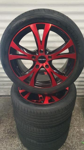 17"Carmani BMW Velgen+Banden 5x120 Zgan E87/E36/E46 E90 Enz! beschikbaar voor biedingen