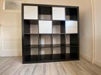 Zwart/bruin kallax kast Ikea, Ophalen, Gebruikt, 150 tot 200 cm, 150 tot 200 cm