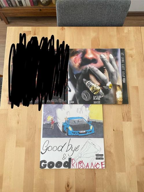 2 hip hop vinyls, Juice wrld , A$ap rocky, Cd's en Dvd's, Vinyl | Hiphop en Rap, Zo goed als nieuw, 2000 tot heden, 12 inch, Ophalen of Verzenden