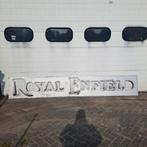 Royal Enfield motoren reclamebord, Ophalen, Gebruikt, Reclamebord