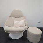 Schitterende Artifort draaifauteuil F510, Geoffrey Harcourt, Ophalen, Nieuw, 75 tot 100 cm, Metaal