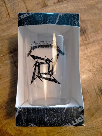 Metallica logo cross muziek band rock glas doosje 2018  beschikbaar voor biedingen