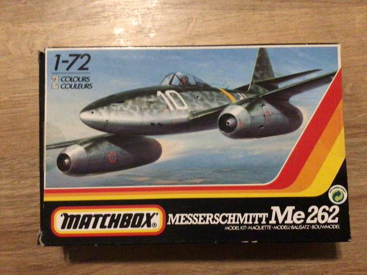 Matchbox Messerschmitt Me 262, Hobby en Vrije tijd, Modelbouw | Vliegtuigen en Helikopters, Nieuw, 1:72 tot 1:144, Overige merken