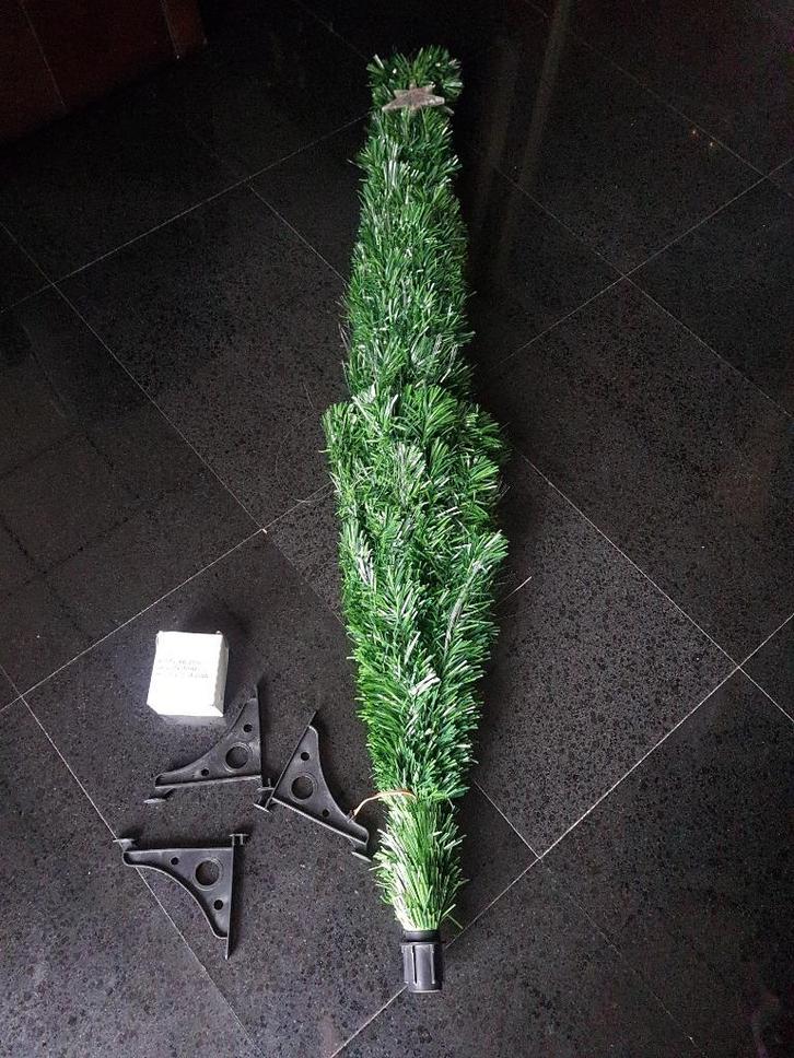 Kunststof kerstboom met glasvezel verlichting, Diversen, Kerst, Nieuw, Ophalen