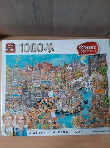 Puzzel Amsterdam King's day- 1000 stukjes