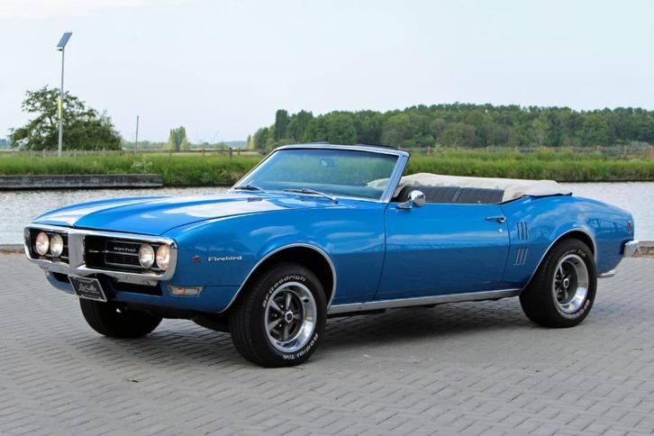 1968 Pontiac Firebird Convertible - Body-off gerestaureerd!, Auto's, Oldtimers, Bedrijf, Pontiac, LPG, Cabriolet, Automaat, Blauw