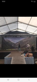 Decor zeil berglandschap  oktoberfest zeil, Ophalen of Verzenden, Zo goed als nieuw, Minder dan 5 meter