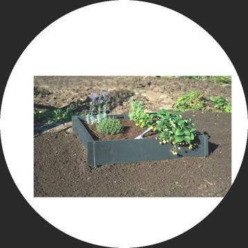 NIEUW, Nature Kweekbed van kunststof .4  planken 100x10p zwa beschikbaar voor biedingen