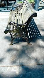 Gietijzeren Tuinbank, Tuin en Terras, Tuinbanken, Ophalen, Gebruikt, Hout