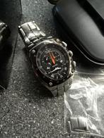 Sporthorloge Seiko Kinetic Sportura Chronograaf 7L22 Zie Fo, Zwart, IOS, Ophalen of Verzenden, Zo goed als nieuw