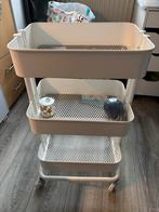 IKEA RÅSKOG Trolley + HÖGSMA Snijplank - Zo Goed Als Nieuw, Ophalen, Minder dan 50 cm, 50 tot 100 cm, Zo goed als nieuw