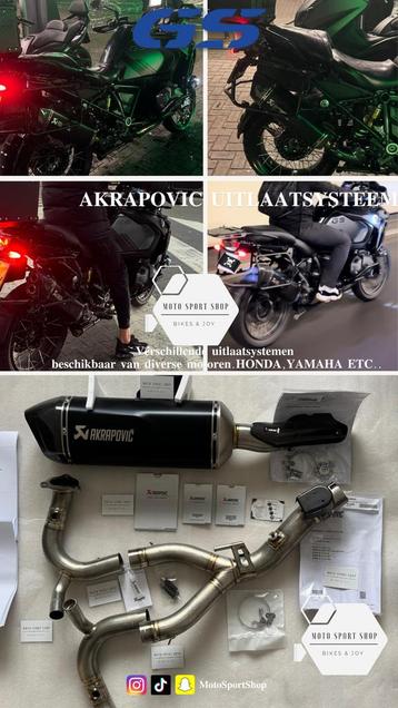  BMW GS 1250 Akrapovic Uitlaatsysteem Titanium beschikbaar voor biedingen