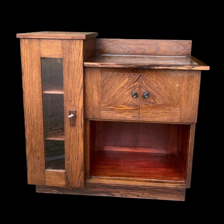 Haagsche School Theemeubel - P.E.L. ,Izeren ,  - 1925, Antiek en Kunst, Antiek | Meubels | Kasten, Ophalen