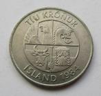 IJsland 10 krónur 1984, Postzegels en Munten, Munten | Europa | Niet-Euromunten, Overige landen, Verzenden