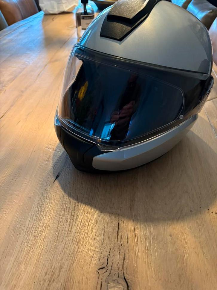 Systeemhelm BMW EVO 6 met zonnevizier., Motoren, Kleding | Motorhelmen, Systeemhelm, S, Overige merken, Tweedehands, Ophalen of Verzenden