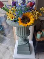 Prachtige Grote Gietijzeren Vaas, Pot, Ophalen, Zo goed als nieuw