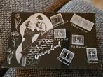 Postzegeltaal  Liefdesscène met Postzegels, Verzamelen, Ansichtkaarten | Themakaarten, Ophalen of Verzenden, 1940 tot 1960, Gelopen