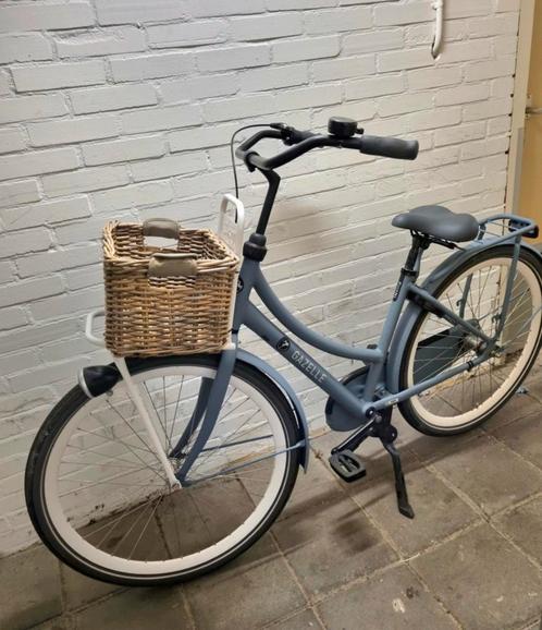 Gazelle damesfiets, omafiets, 3 versnellingen, met mand, Fietsen en Brommers, Fietsen | Meisjes, Zo goed als nieuw, 26 inch of meer