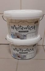 Witkalk verf, Doe-het-zelf en Verbouw, Verf, Beits en Lak, Ophalen, Zo goed als nieuw, Wit
