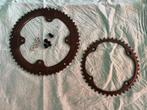 Campagnolo Super Record 11s 56x44 kettingbladen, Fietsen en Brommers, Fietsonderdelen, Crankstel of Pedalen, Gebruikt, Campagnolo