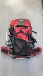 Kinderdrager, rugzak, draagzak voor hiking, rood/zwart, Gebruikt, Rug, Draagzak, Ophalen