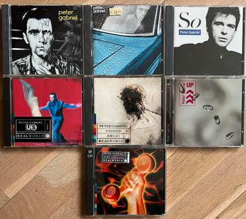 Peter Gabriel - collectie van 7 cd’s beschikbaar voor biedingen