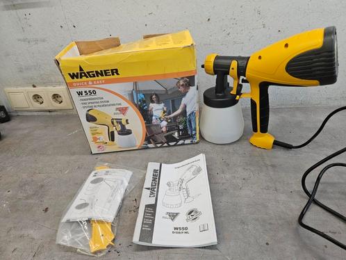 Wagner W550 fine spraying system, Doe-het-zelf en Verbouw, Schildersmaterialen, Zo goed als nieuw, Verfspuit of Verfpomp, Ophalen of Verzenden
