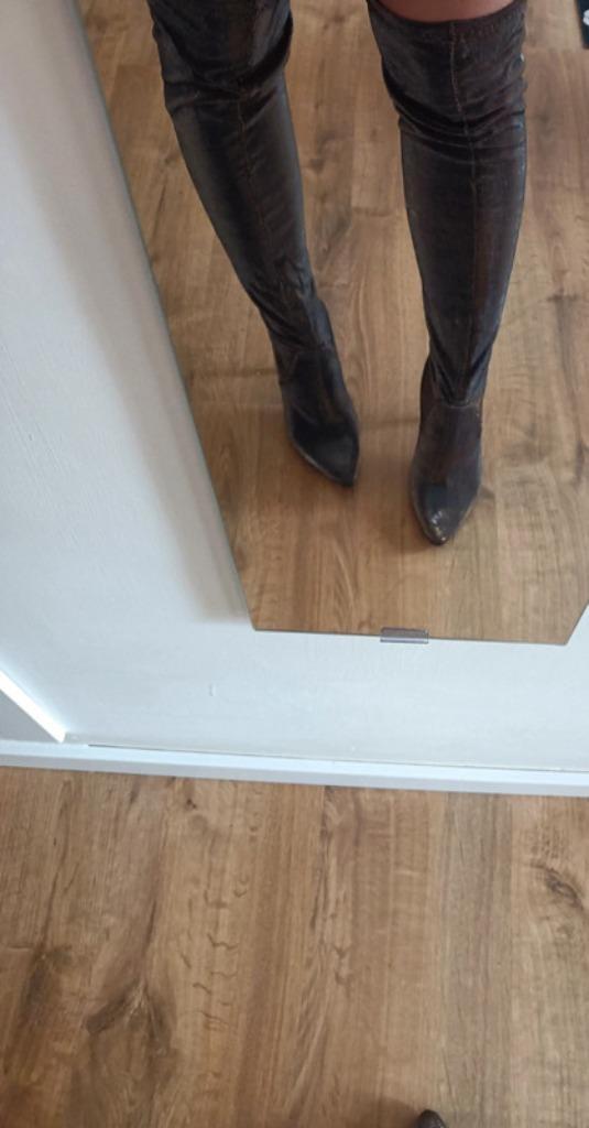 prachtige bata overknee laars van melissa satta, Kleding | Dames, Schoenen, Nieuw, Hoge laarzen, Bruin, Verzenden