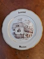 2 Sier borden Woerden: Petruskerk & Arsenaal uit 1986, Antiek en Kunst, Ophalen of Verzenden