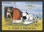 Sao Tome & Principe 1987  Tennis, Verzenden, Overige landen, Gestempeld