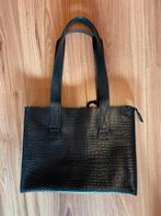 Myomy schoudertas zwart leer (Croco) nieuw, Ophalen of Verzenden, Nieuw, Zwart, Schoudertasje