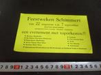 sticker Feestweken Schimmert AVRO's Toppop VERONICA Disco, Ophalen, Zo goed als nieuw, Bedrijf of Vereniging