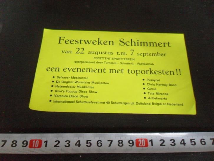 sticker Feestweken Schimmert AVRO's Toppop VERONICA Disco, Verzamelen, Stickers, Zo goed als nieuw, Bedrijf of Vereniging, Ophalen