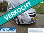 Chevrolet Spark 1.0 16V LS/Benzine/Airco/Nette Staat/NAP, Voorwielaandrijving, Stof, Gebruikt, Zwart