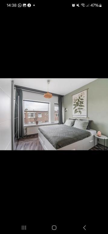 IKEA bed BRIMNES 180x200 inclusief matrassen  beschikbaar voor biedingen