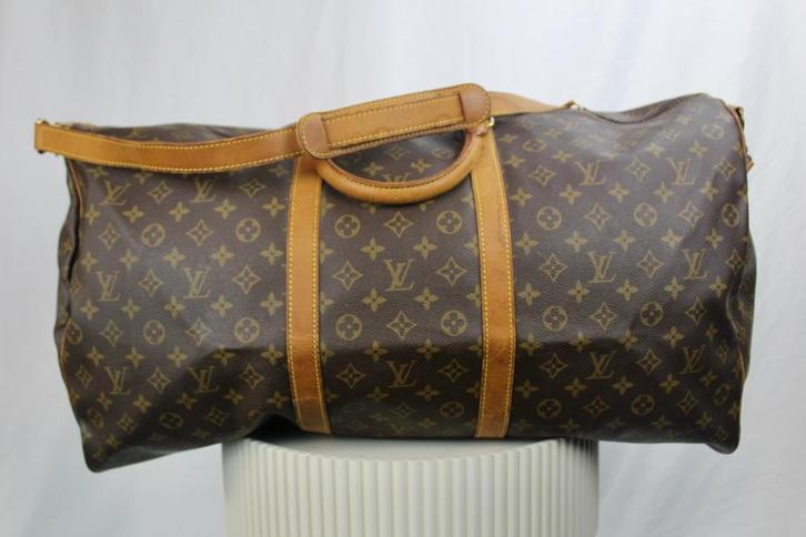 Louis Vuitton Keepall 60 Bandouliere - 617, Sieraden, Tassen en Uiterlijk, Tassen | Reistassen en Weekendtassen, Gebruikt, Bruin