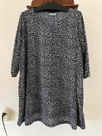 Janina lang zwart/wit shirt met korte mouwen mt 52 izgs, Zwart, Gedragen, Janina, Shirt of Top