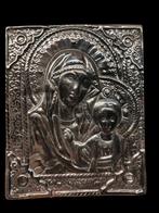 Antieke Sterling zilveren icoon, Antiek en Kunst, Ophalen of Verzenden