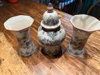 Zenith Holland Aardewerk Vaas Set, Antiek en Kunst, Antiek | Vazen, Ophalen