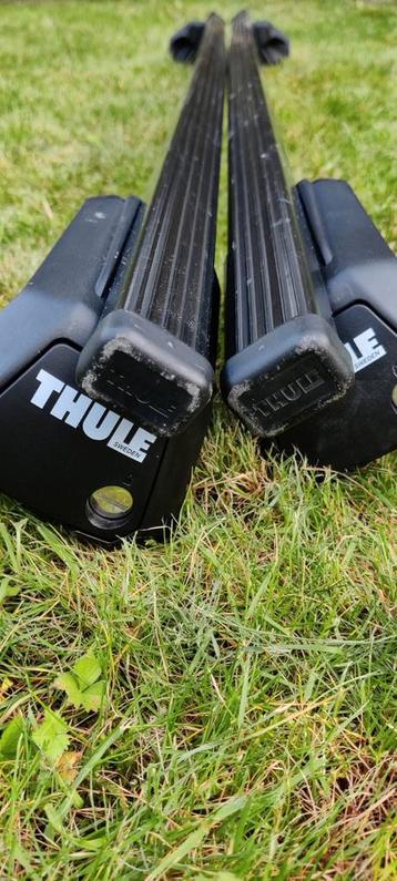 Thule SquareBar Evo 127cm met Raised Rail Evo voeten