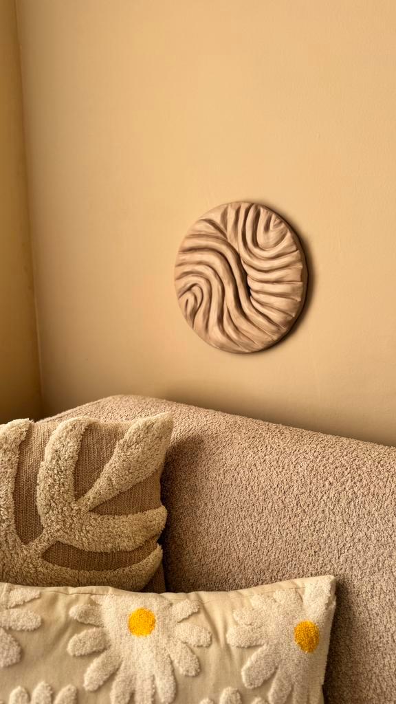 Gips Kunst Wanddecoratie, Huis en Inrichting, Woonaccessoires | Wanddecoraties, Nieuw, Ophalen of Verzenden