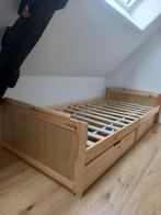Bed met lades, Ophalen, 90 cm, Zo goed als nieuw, 200 cm