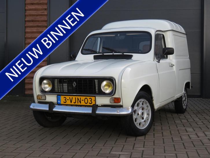 Renault 4 F4 BESTEL Oldtimer Belastingvrij (bj 1983), Auto's, Bestelauto's, Bedrijf, Te koop, Lichtmetalen velgen, Renault, Benzine