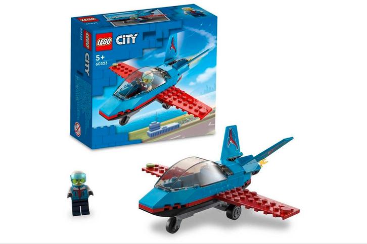Lego City Stuntvliegtuig - (60323), Kinderen en Baby's, Speelgoed | Duplo en Lego, Zo goed als nieuw, Ophalen of Verzenden