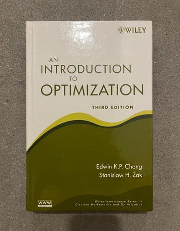 An introduction to optimization beschikbaar voor biedingen
